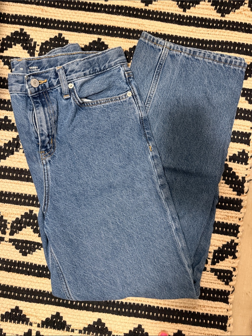 Old Navy Light Blue Baggy Denim Jeans Teen size 18